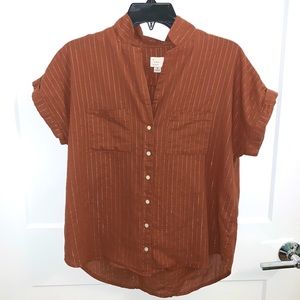 A new day blouse - Orange Blouse